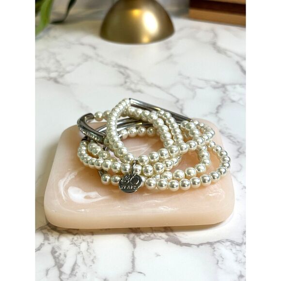 Chicos Faux Pearl 30th Year Bracelet - Picture 4 of 5